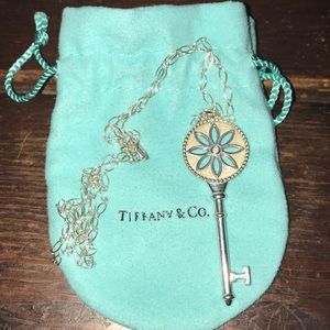 Tiffany & Co. Large Daisy Key Pendant necklace